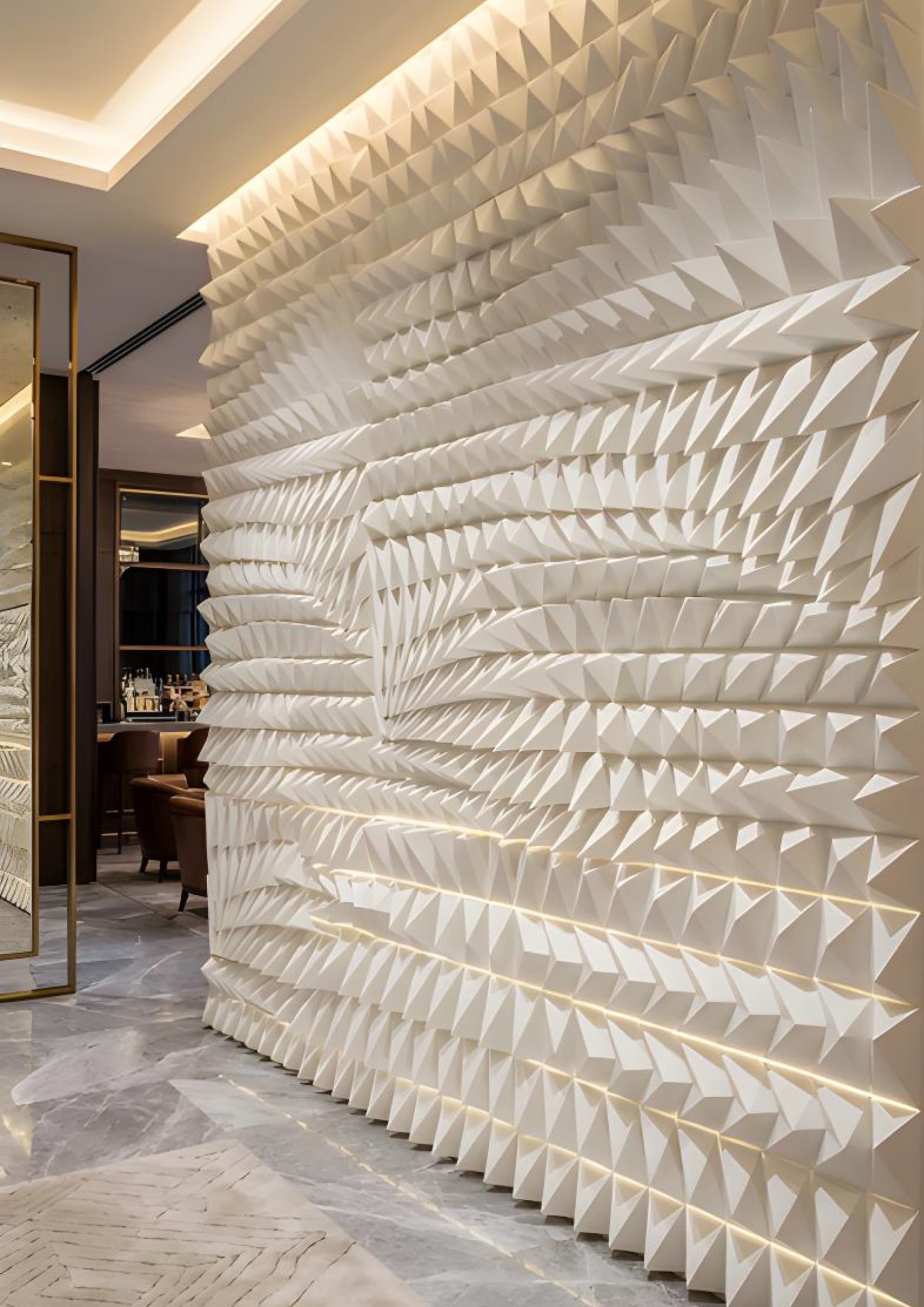 Redefining Interior Spaces with 3D Printed Walls, Decorations, and Partitions