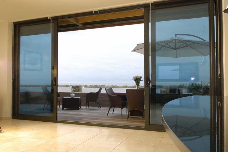 Energy-efficient sliding doors 